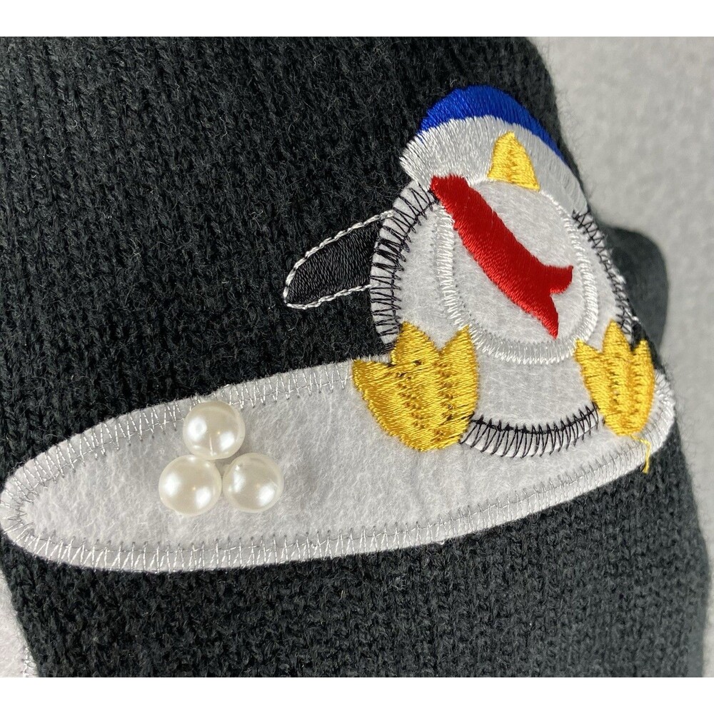 White Stag 3D Beaded Christmas Sweater Size 1X 16W Embroidered Applique & Sequin - Picture 6 of 11